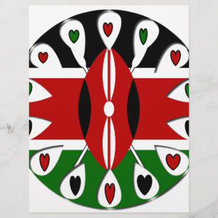 Belo Quênia Adorável Corta Arte De Padrão Incrível