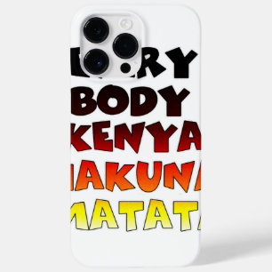 Belo Quênia Design de citação de texto colorida