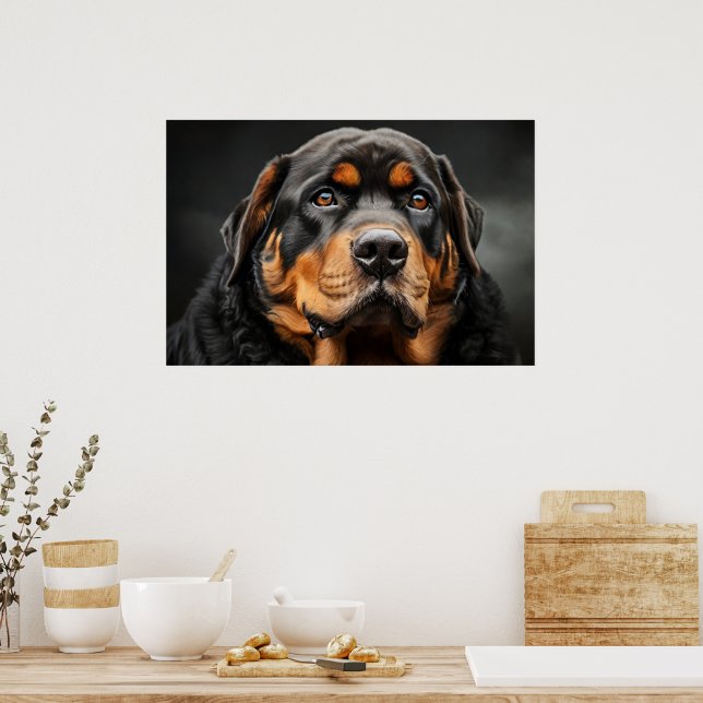 Belo Rottweiler poster (Cozinha)