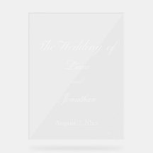 Belo sinal de casamentoAcrínico