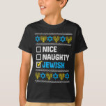 Belo Suéter Judeu e Malvado Chanukah Chanukah<br><div class="desc">Belo Judeu Suéter Judeu Sueco Chanukah Judeu Dando Pequena Folga</div>