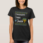 Belo Suéter Judeu e Malvado Chanukah Chanukah<br><div class="desc">Belo judeu malvado e nojento Hanukkah Sweater Chanukah Jew</div>