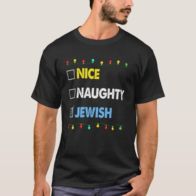 Belo Suéter Judeu e Malvado Chanukah Chanukah (Frente)