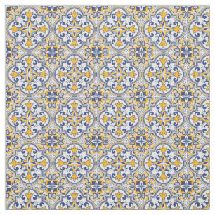 💙 💛 Belo Tecido Azulejos