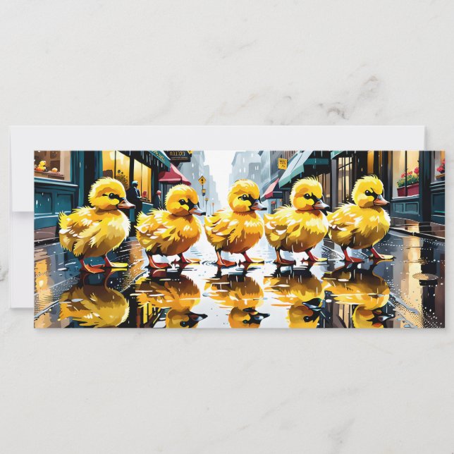 Belo tempo para Patos Flores, bom cartão (Frente)