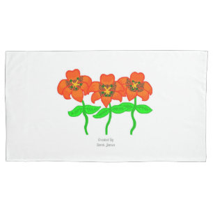 Belo Tigre Lily King Size Pillowcase