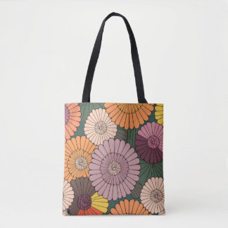 belo tribal art aquarela floral Tote Bag