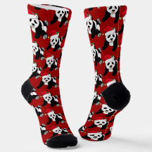 Belo Urso de Panda de Natal Vermelho em Santa Hat
