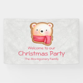Belo Urso Enfrentado Vermelho Scarf e Cheeks Rosad