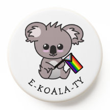 Belo Urso Koala para Igualdade com Rainbow Fla