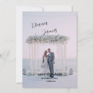 Belo White Salve Data Casamento Convite