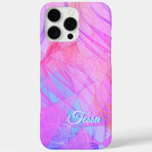 Belos Abstrato Shades de Nome Personalizado Modelo