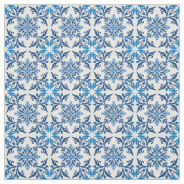 💙 Belos Azulejos azuis, Tecido do tamanho do azul