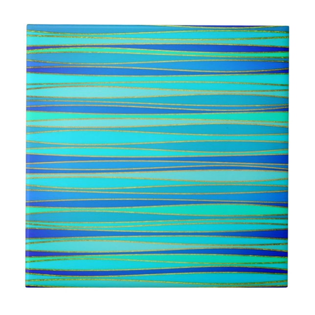 Belos azulejos do tema oceânico (Frente)