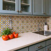 💙 💛 Belos Azulejos IX, azuis e amarelos,