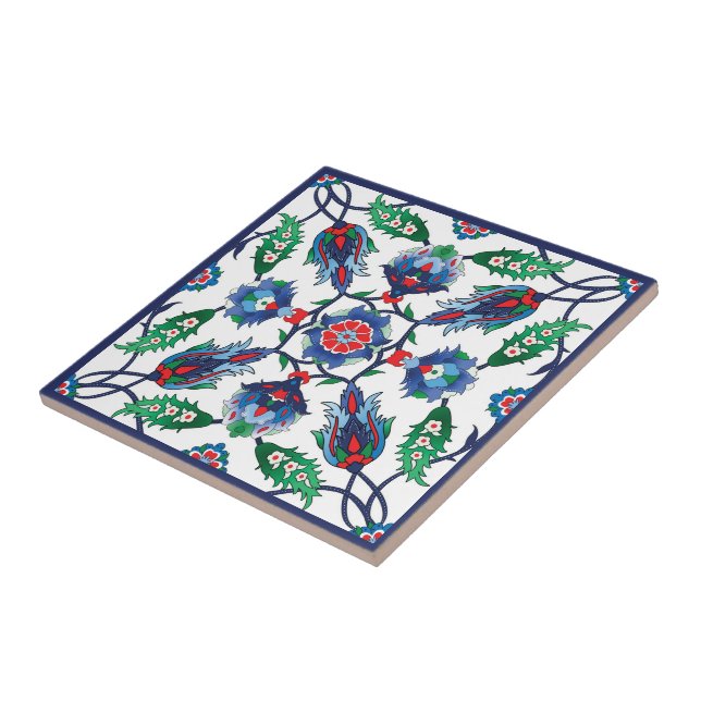 💙 Belos azulejos simétricos Iznik Turcos (Lateral)