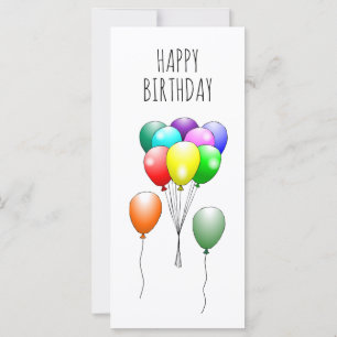 Belos Balões de Aniversário Coloridos