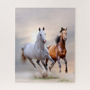 Belos cavalos correndo, Quebra-cabeça de Jigsaw