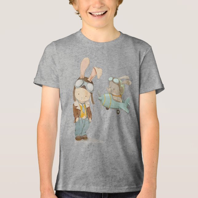 belos coelhos no capacete de um piloto (Frente)