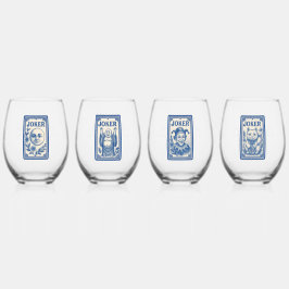 Belos Copos de Vinho Mahjong Joker
