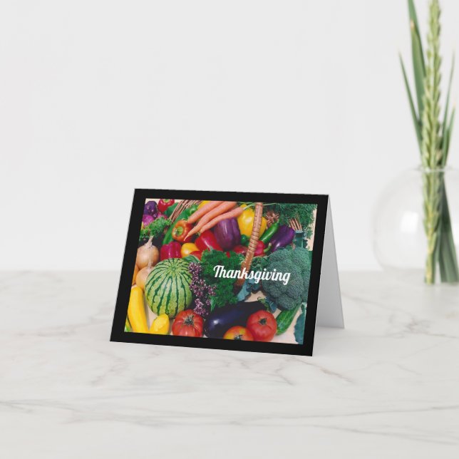 Belos desejos do Cartão de Saudação de Ação de Gra (Frente)