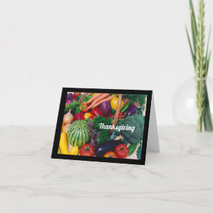 Belos desejos do Cartão de Saudação de Ação de Gra