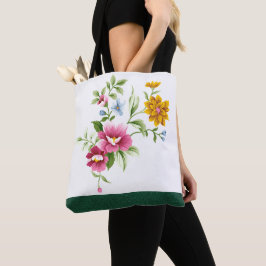 Belos Flores de primavera Casando com Tote Bag