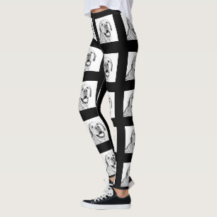 Belos leggings - Padrões de Labrador Retriever
