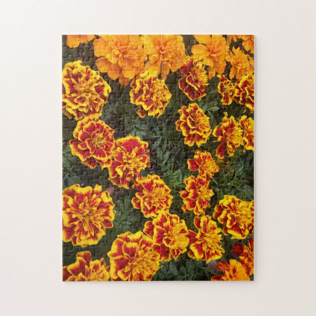 Belos Marigolds Quebra-cabeça (Vertical)