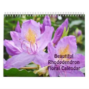 Belos Rododendros Calendário Floral Rhodies