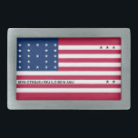Belt Bandeira de Bikini Patriótico<br><div class="desc">Bandeira Patriótica do Atoll Bikini.</div>