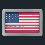 Belt Bandeira de Bikini Patriótico<br><div class="desc">Bandeira Patriótica do Atoll Bikini.</div>