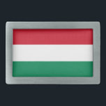 Belt Buckle com bandeira da Hungria<br><div class="desc">Belt Buckle elegante com bandeira da Hungria. Este produto é personalizável.</div>