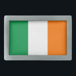 Belt Buckle com bandeira da Irlanda<br><div class="desc">Elegante Belt Buckle com Flag of Ireland. Este produto é personalizável.</div>