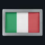 Belt Buckle com Bandeira da Itália<br><div class="desc">Belt Buckle elegante com bandeira da Itália. Este produto é personalizável.</div>