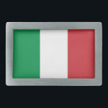 Belt Buckle com Bandeira da Itália<br><div class="desc">Belt Buckle elegante com bandeira da Itália. Este produto é personalizável.</div>