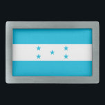 Belt Buckle com bandeira de Honduras<br><div class="desc">Adicione um toque de orgulho hondurenho ao seu guarda-roupa com esta fivela de na moda com a bandeira de Honduras! Esta fivela de cinto apanhadora de olhos foi concebida para ser simultaneamente um acessório funcional e uma declaração ousada do seu orgulho nacional. O design de bandeira vibrante é exibido de...</div>