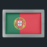 Belt Buckle com Bandeira de Portugal<br><div class="desc">Belt Buckle elegante com bandeira de Portugal. Este produto é personalizável.</div>