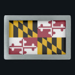 Belt Buckle com Bandeira do Estado de Maryland<br><div class="desc">Adicione um toque do orgulho de Maryland à sua roupa com a nossa fivela de cinto exclusiva com a bandeira de Maryland. Projetado com estilo e orgulho estatal em mente, esta fivela de cinto é mais do que apenas um acessório de moda; é uma celebração do rico patrimônio de Maryland...</div>