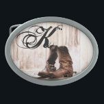 Belt Buckle Personalizado Boots Country Rustic Wes<br><div class="desc">Balcão Personalizado</div>