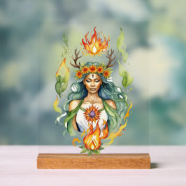 Beltane Fire Summer Goddess Floral Sabbat Altar