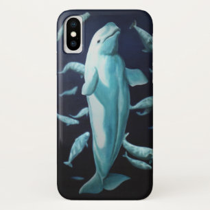 Beluga Whale iPhoneX Case Whale Smartphone Capas