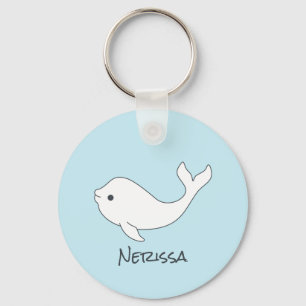 Beluga Whale Name Chaveiro