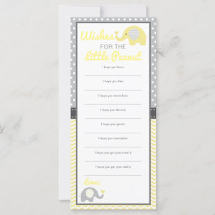 Bem Deseja Cartão, Elefante, Cor EDITÁVEL