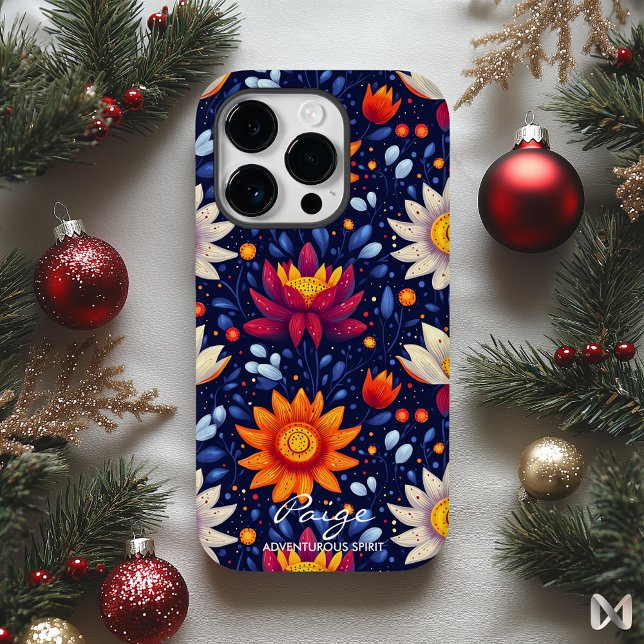 Bem-estar Aventura Floral Vibrante com Tons Ousado (Criador carregado)