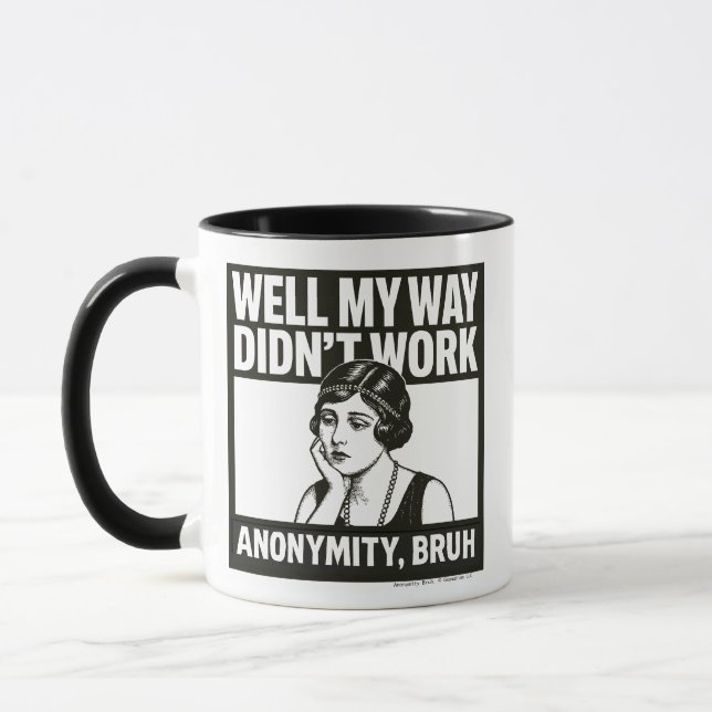 Bem, meu jeito não funcionou - Feminino - Caneca (Esquerda)