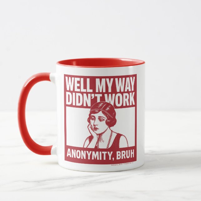 Bem, Meu Jeito Não Funcionou - Feminino - Caneca (Esquerda)