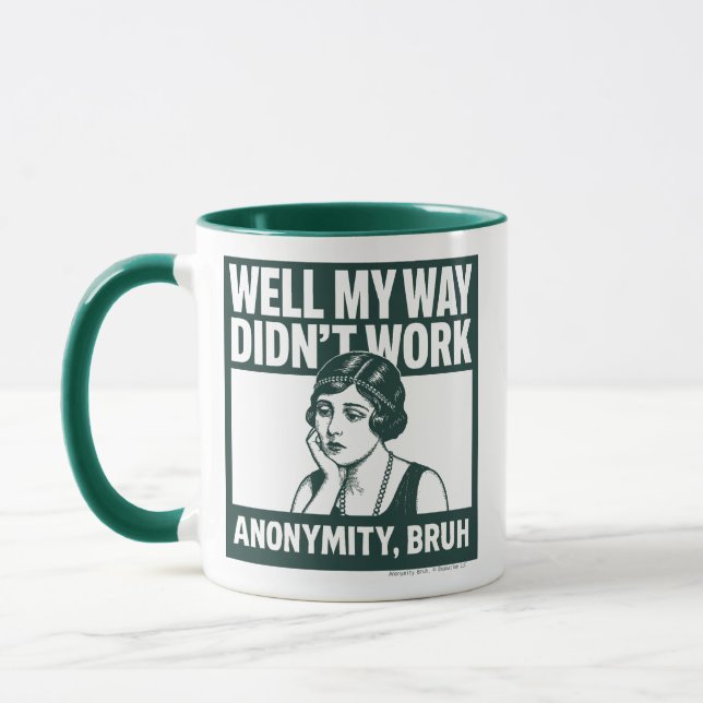 Bem, meu jeito não funcionou - Feminino - Caneca (Esquerda)