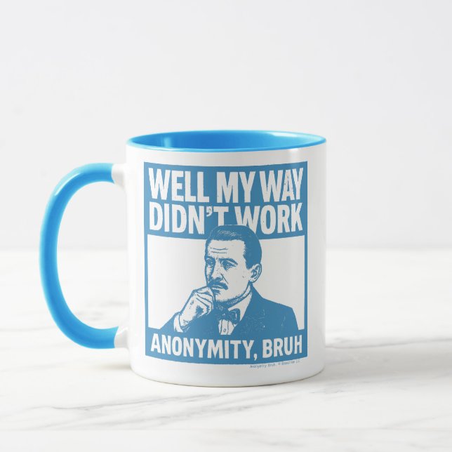 Bem, meu jeito não funcionou - Inglês - Caneca (Esquerda)