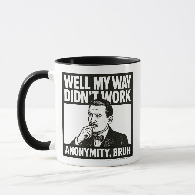 Bem, Meu Jeito Não Funcionou - masculino - Caneca (Esquerda)